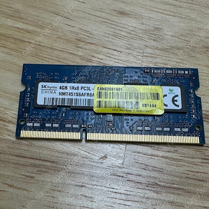 노트북 4GB RAM 판매합니다. SK 하이니닉스 1Rx8 PC3L-