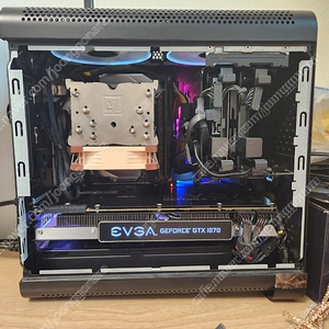 EVGA HYDRO ITX 본체 판매합니다 (9600kf, z370-i, 32g, gtx1070 등)