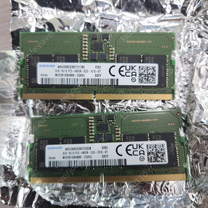 [판매] 노트북용 DDR5 16기가 (8기가 램2개) 팔아요(삼성 4800Mhz 38400)