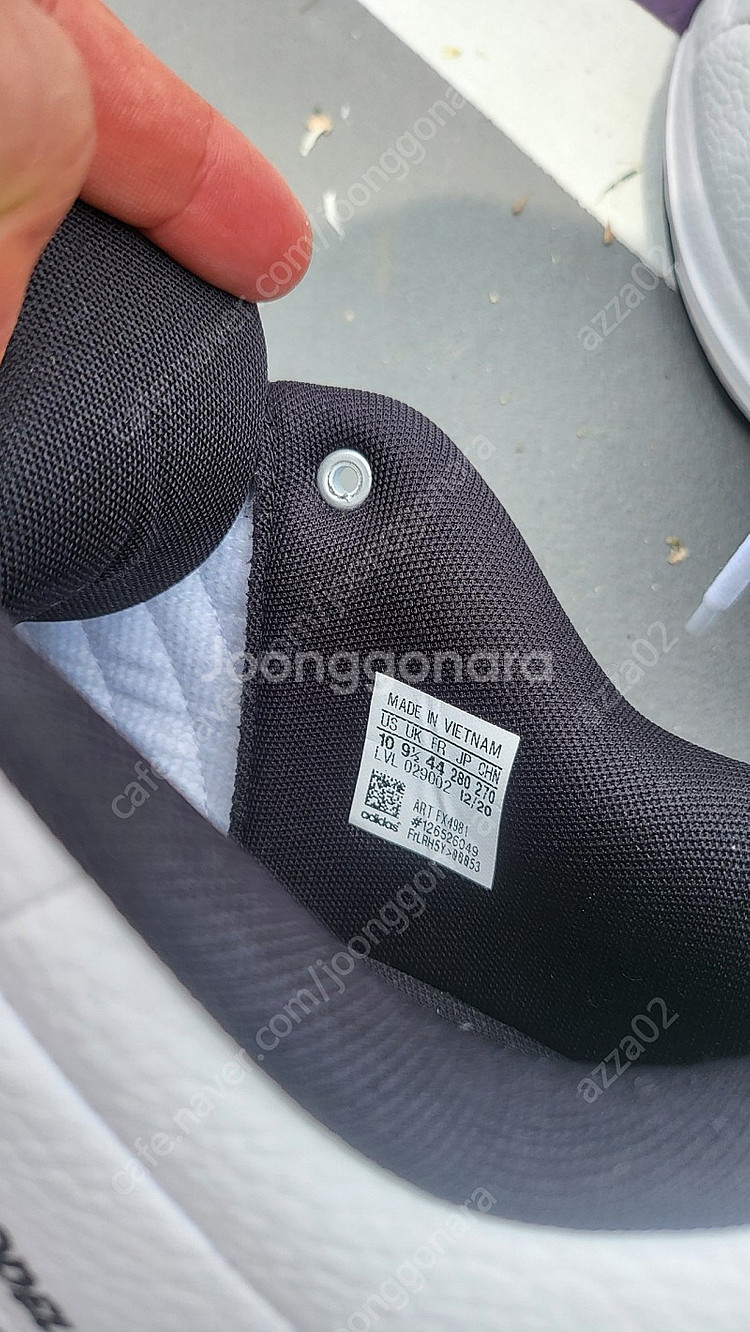 아디다스 프로 모델 2G 로우 남자 농구화(280, 10만원) 판매합니다--9