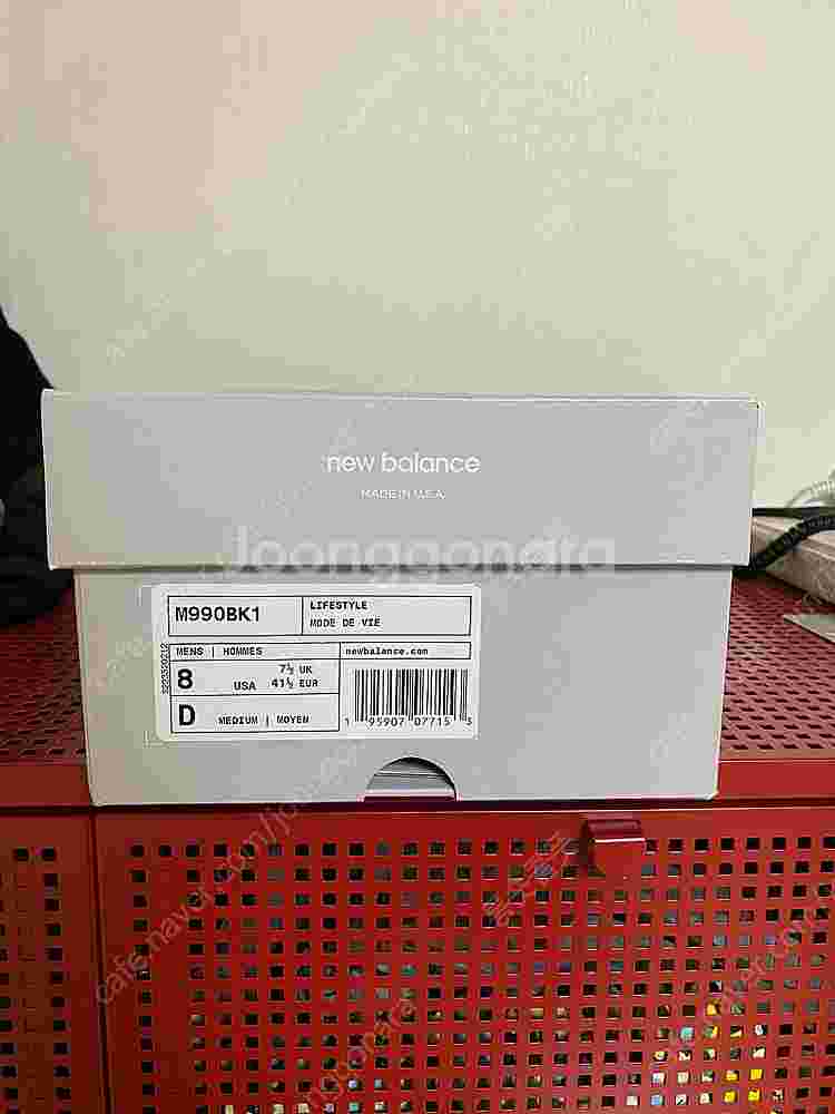 [뉴발란스] 990v1 블랙 260mm(새상품)--1
