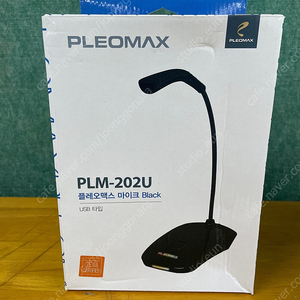 플레오맥스 마이크 블랙 PLM-202U(새상품)