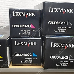 렉스마크 토너 Lexmark toner C930HG KG,MG,YG 팝니다