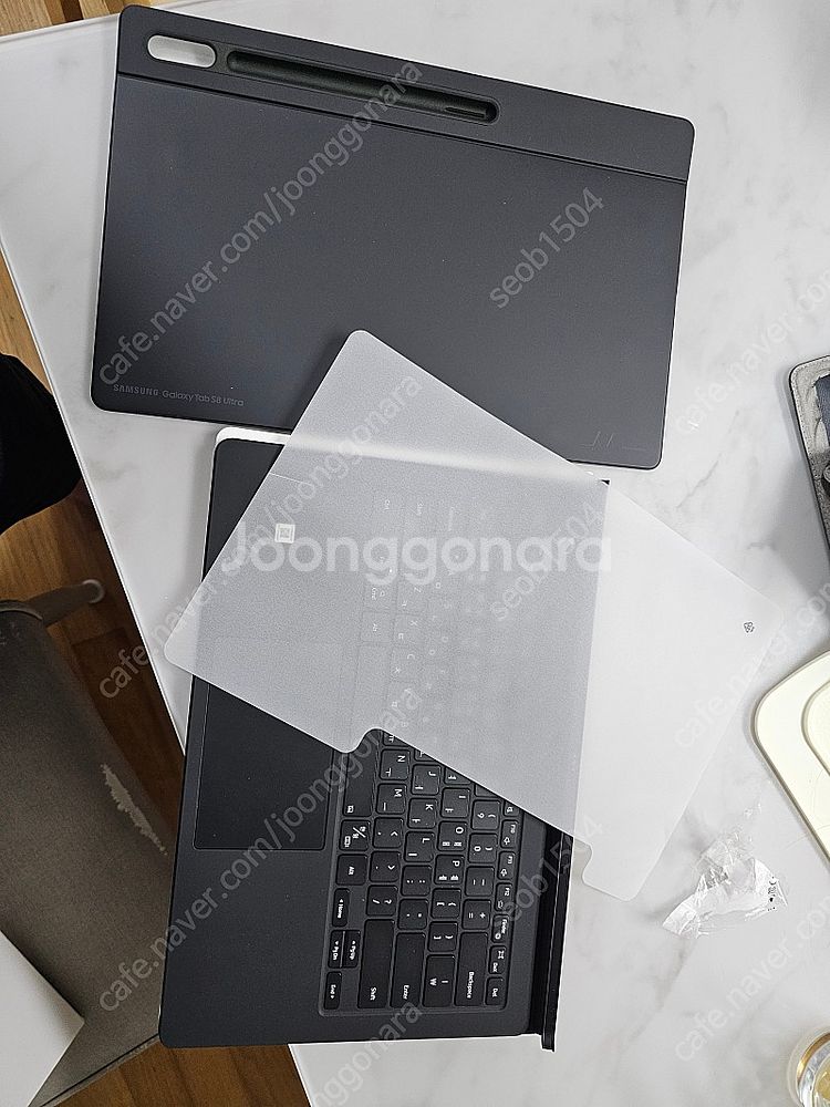 s7,s8 플러스 및 울트라 키보드 커버, 프로텍티브 ...--0