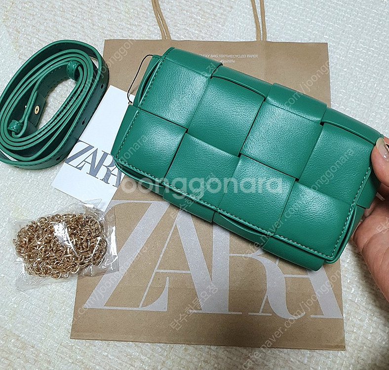 ZARA 자라 카세트백 (보테가st)--2