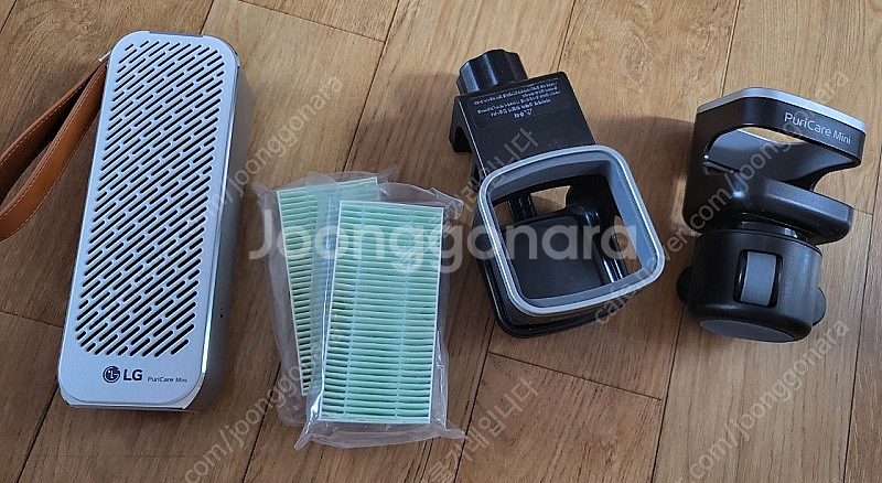 퓨리케어 미니 공기청정기 자동차거치대 + 유모차거치대--0