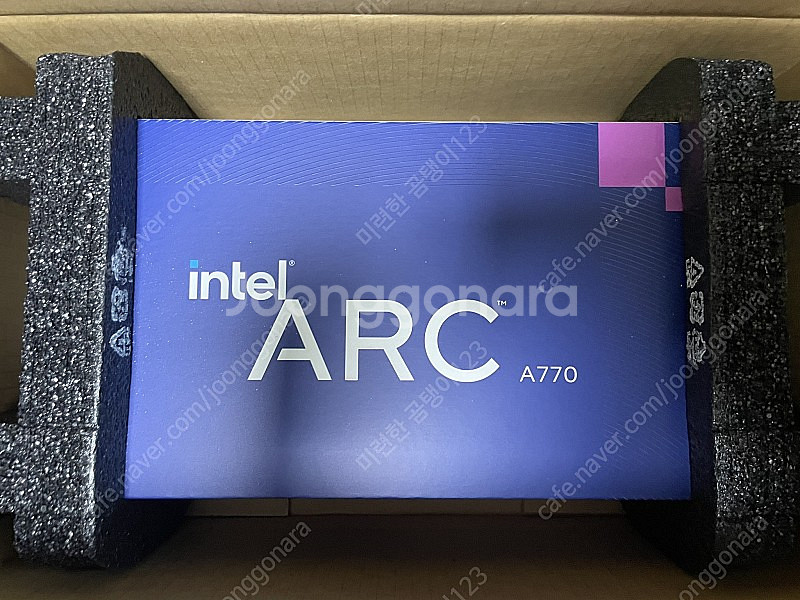 인텔 아크 A770 16gb(3060ti급) 그래픽카드--1