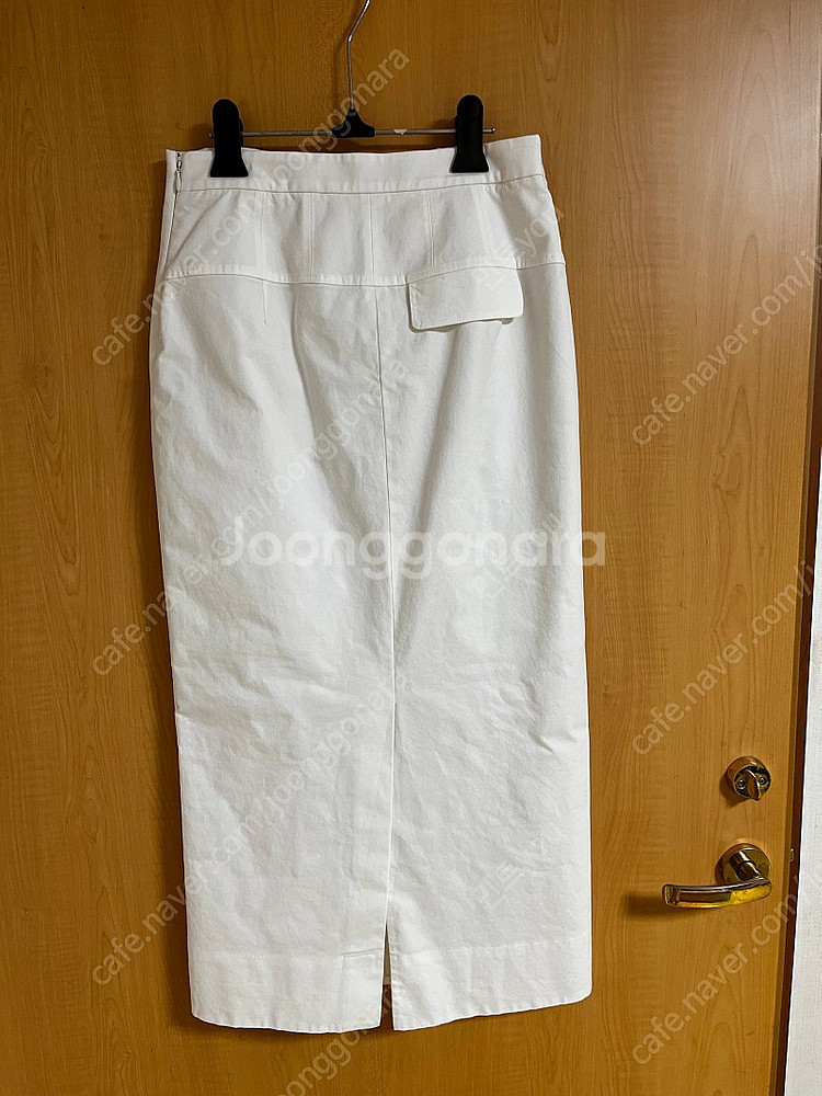 타임 백 슬릿 플랩 스커트--4