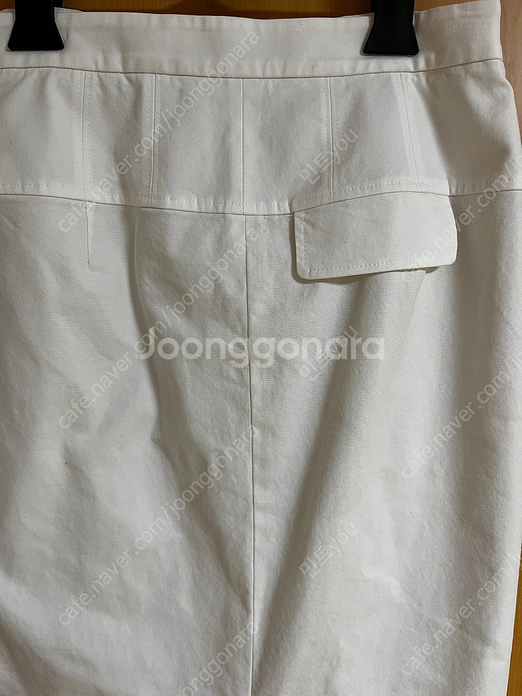 타임 백 슬릿 플랩 스커트--5