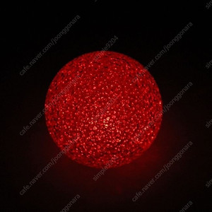 새 빨강색 LED 소형 7색 공 무드등 3D 입체 무드 힐링 취침 조명