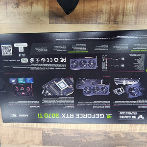 3070ti 그래픽카드. 2022년 8월 모델.