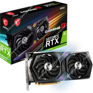 MSI 지포스 RTX 3060 Ti 게이밍 X D6 8GB 트윈프로져8 LHR 미개봉 상품