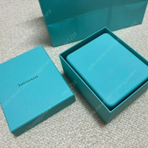 [정품]티파니 민트색 목걸이 케이스.상자.박스