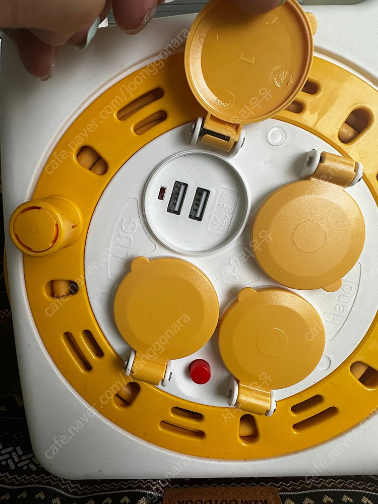 캠핑 릴선 20m usb포트포함--2