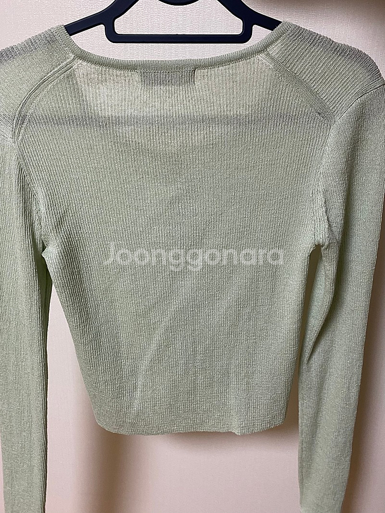 더위시 vase slim cardigan (mint)--1
