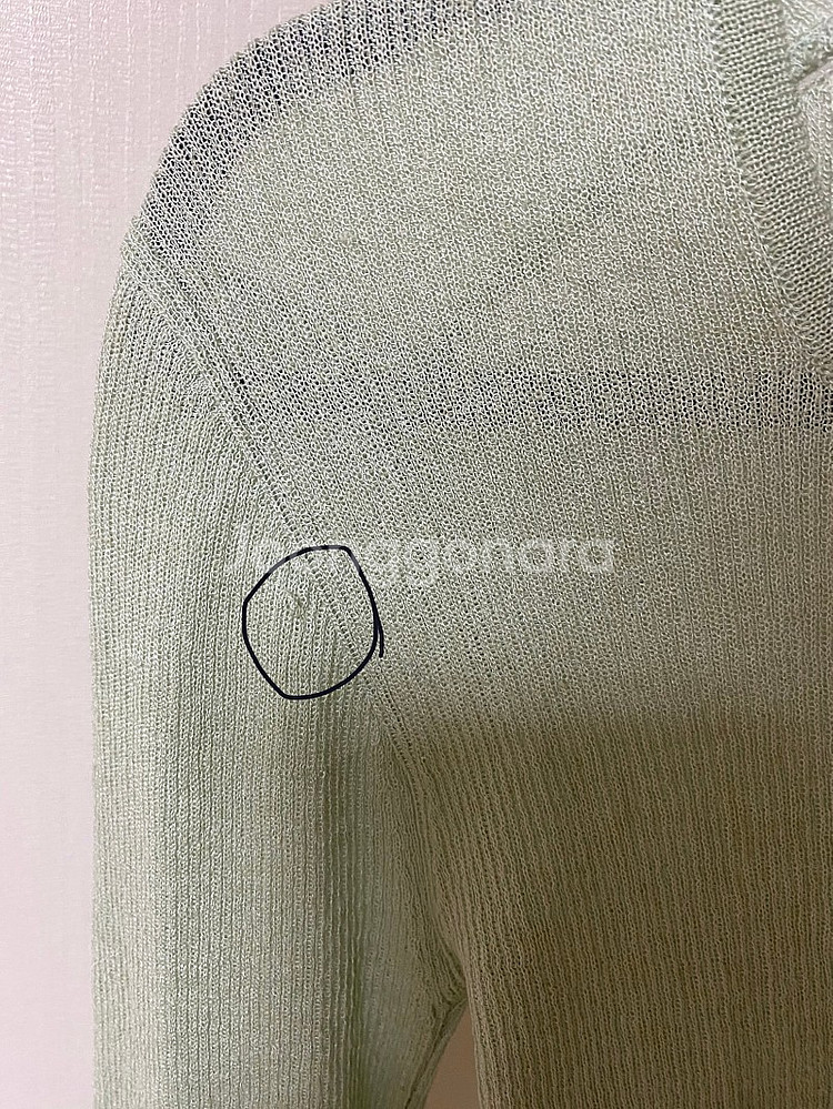 더위시 vase slim cardigan (mint)--2