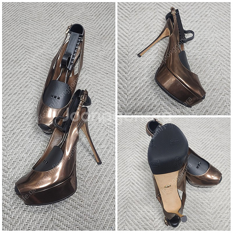 (정품) 세르지오로시 슬링백 / sergio rossi / 메탈릭브라운 / 비브람 보강 / 새거라 보셔도 / 샤넬 ...--1