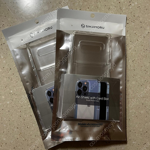신지모루 범퍼 강화 4DX 에어팁 카드 수납 휴대폰 케이스 갤럭시 노트10 플러스
