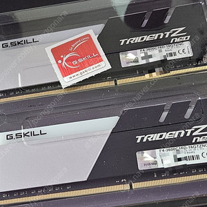 지스킬 트라이던트Z NEO ddr4 3600 cl16 16G 8Gx2