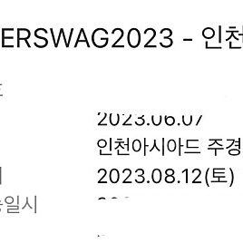 싸이 흠뻑쇼 인천 스탠딩 라구역 2연석