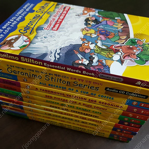 geronimo stilton 10권 책 , 시디, 워드북1권