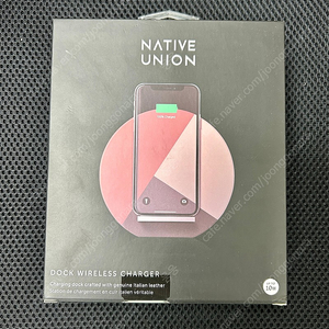 Native Union Dock Wireless Charger 새제품 판매합니다