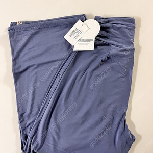 부디무드라 Wrinkle wide legged pants_Country Blue S 새상품