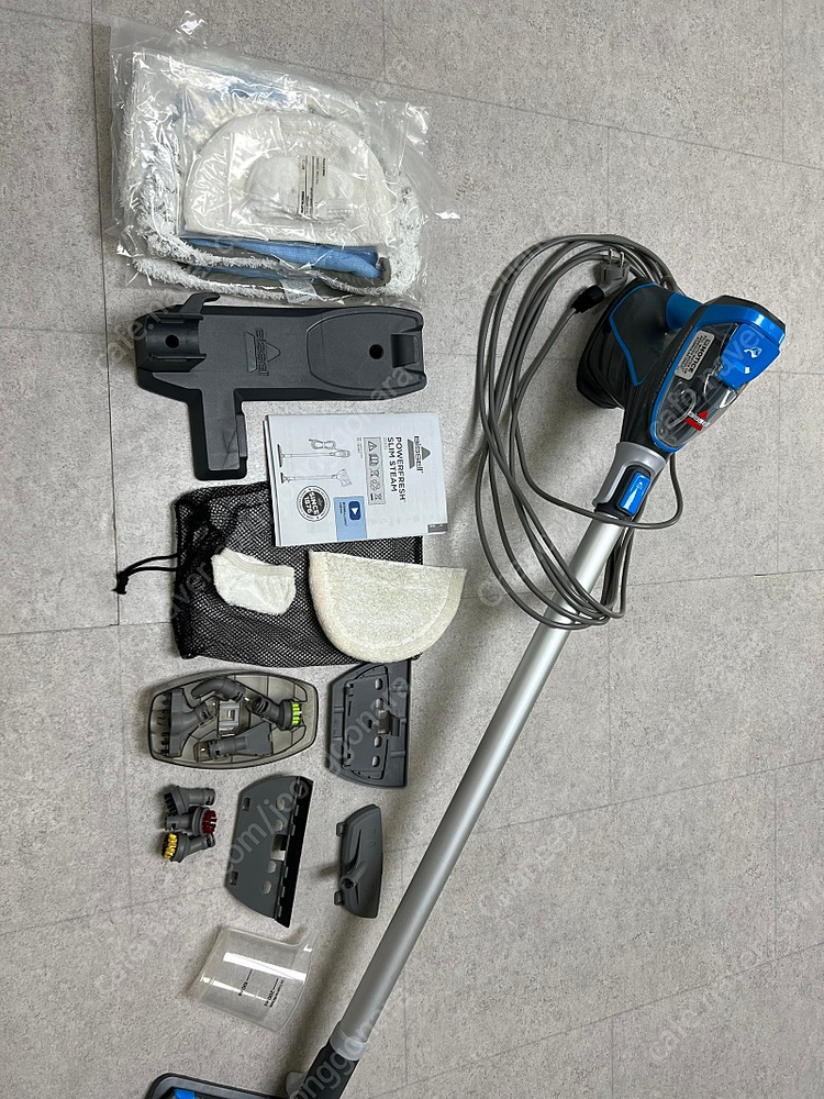 비쎌 슬림 스팀청소기 BA-BS2233S 그레이블루 판매합니다.--5