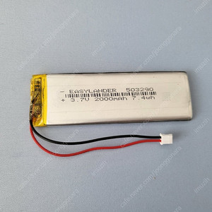 리튬폴리머배터리 3.7 2000mAh 90*30*5mm