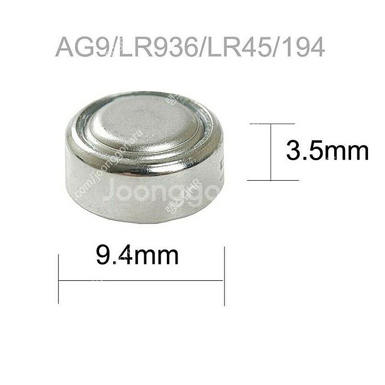 새 완구 5알 AG9 건전지 배터리 LR936--2
