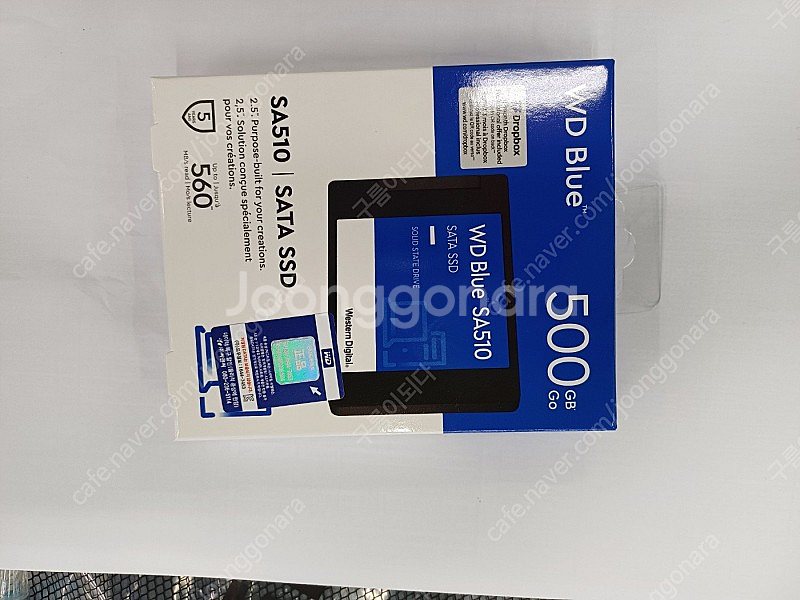 SSD WD BLUE SA510 500G 신상품--0