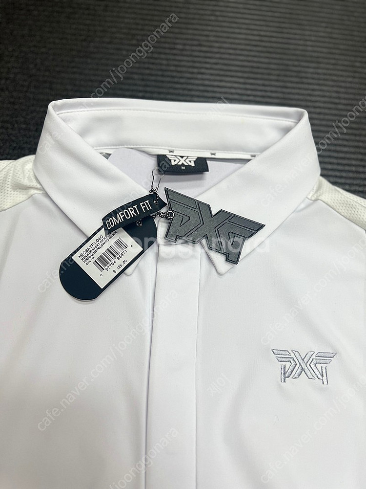 PXG 흰색 반팔 셔츠 (새상품)--6