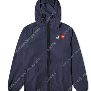 COMME DES GARCONS PLAY X K-WAY FULL ZIP PACKABLE JACKET