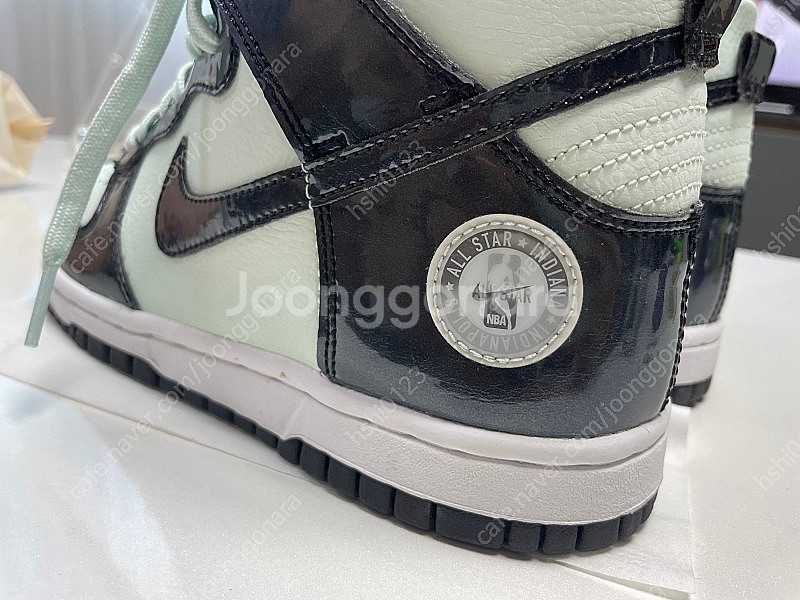 나이키 덩크 하이 베얼리 그린 GS 3.5y 225사이즈--2