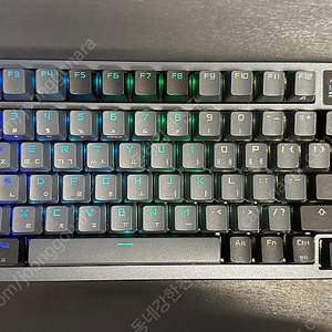 ASUS ROG AZOTH NX PBT 무선 커스텀 키보드 한글 갈축