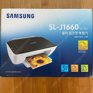 SL-J1660 삼성 컬러 잉크젯 복합기 새 상품 4만원