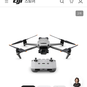 DJI메빅3 플라이모어콤보 세트 Dji 케어포함.