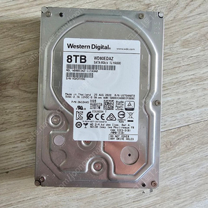 8테라 HDD 하드디스크 8TB 팝니다 wd 적출