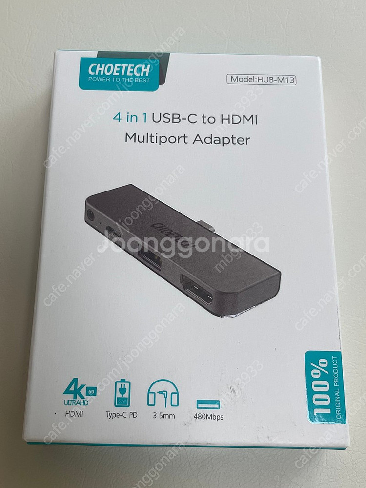 초텍 Hub-M13 c type 4in1 허브--0