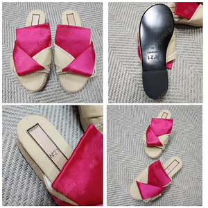 (정품/새상품) 누메로벤투노 N21 여성 슬리퍼 / 샤넬 페라가모 / 38 (245~250)