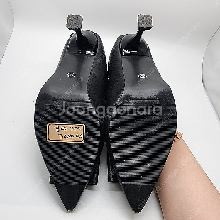 블랙입새구두 250 7cm--5