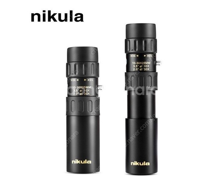 니쿠라 nikula 10-30x25 고품질 단망경--0