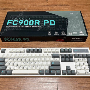 레오폴드 FC900R PD 화이트 그레이 한글 (적축)