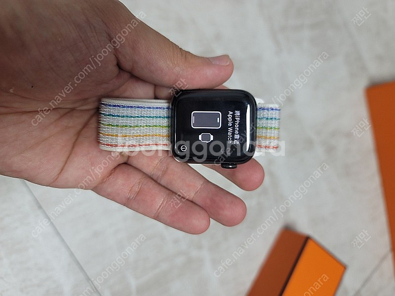 에르메스 애플워치5 40mm 팝니다--4