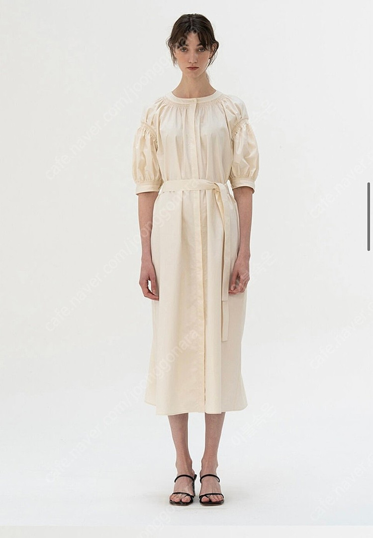 킨더살몬 원피스 오리지날 벌룸 드레스 크림 이미지