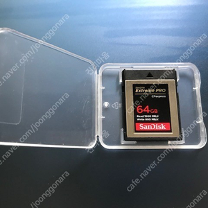 샌디스크 Sandisk CFexpress Extreme Pro (64GB) 팝니다. CF 고급 메모리