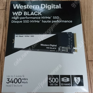 Western Digital WD Black M.2 2280 (500GB)SSD 4만원