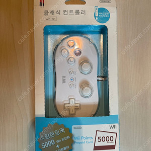 [정품] Wii 클래식 컨트롤러 미사용품 팝니다(-15%)