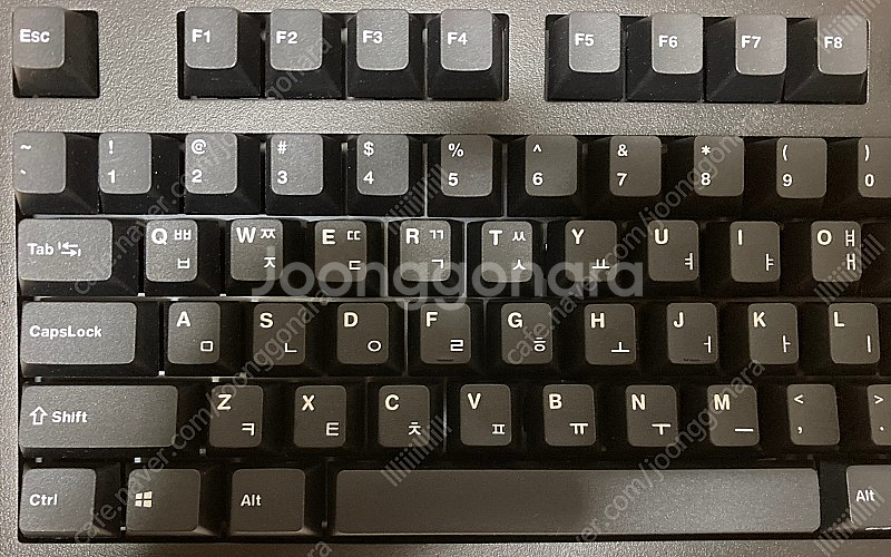 레오폴드 블랙이색 키캡 87키--1
