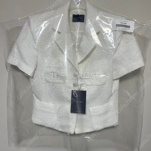 Summer white tweed jacket 더로랑 화이트 트위드 자켓